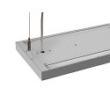 SLV pendant luminaire WORKLIGHT PRO up / down, DALI controllable, UGR < 19 IP20, grey dimmable