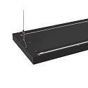 SLV pendant luminaire WORKLIGHT PRO up / down, DALI controllable, UGR < 19 IP20, black dimmable