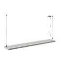 SLV pendant luminaire WORKLIGHT PRO up / down, DALI controllable, UGR < 19 IP20, grey dimmable