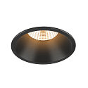 recessed ceiling ring NEW TRIA� 75 round, low, black