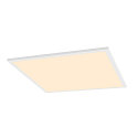 Loftlampe PANEL V 600 ON-OFF CCT Switch, omskiftelig IP54 / IP40, hvid, lakeret 