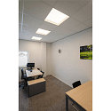 SLV Loftlampe PANEL V 625 ON-OFF CCT Switch, omskiftelig IP54 / IP40, hvid, lakeret 