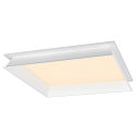 Loftlampe PANEL V 625 ON-OFF CCT Switch, UGR < 19, omskiftelig IP54 / IP40, hvid, lakeret 