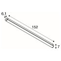 SLV line�rt lampe INDUSTRY BATTEN V 1500 CCT Switch, multipower IP20