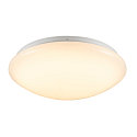 SLV V�g- og Loftlampe SURFACE V 390 CCT Switch, omskiftelig, multipower, buet, kablet gennem IP44, hvid 