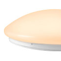 SLV V�g- og Loftlampe SURFACE V 390 CCT Switch, omskiftelig, multipower, buet, kablet gennem IP44, hvid 