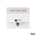 SLV Vg- og Loftlampe SURFACE V 390 med sensor IP44, hvid