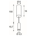 SLV pendant luminaire LALU� MIX&MATCH surface-mounted version IP20, bronze dimmable