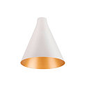 Lampesk�rm LALU� CONE 15 MIX&MATCH, guld, hvid