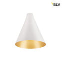 SLV Lampeskrm LALU CONE 15 MIX&MATCH, guld, hvid