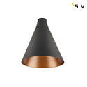 SLV lamp shade LALU CONE 15 MIX&MATCH, bronze, black
