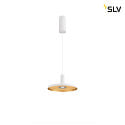 SLV lamp shade LALU PLATE 22 MIX&MATCH, gold, white