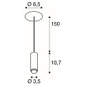 SLV pendant luminaire LALU� MIX&MATCH built-in version IP20, white dimmable