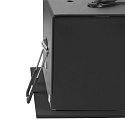 SLV ceiling recessed luminaire KADUX SINGLE square IP20, black dimmable