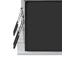 SLV Indbygnings loftlampe KADUX DOUBLE firkantet IP20, sort, hvid d�mpbar
