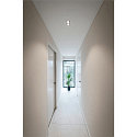 SLV Indbygnings loftlampe KADUX DOUBLE firkantet IP20, sort, hvid d�mpbar