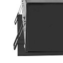 SLV Indbygnings loftlampe KADUX TRIPLE firkantet IP20, sort d�mpbar