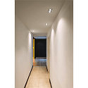 SLV Indbygnings loftlampe KADUX TRIPLE firkantet IP20, sort, hvid d�mpbar