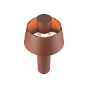 SLV outdoor floor lamp PHOTONI 45 impact resistant, conical E27 IP65, rust dimmable