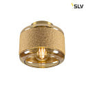 SLV Vg- og Loftlampe PANTILO ROPE 19 cylindrisk E27 IP20, guld dmpbar