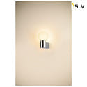 SLV wall luminaire VARYT round E14 IP44, chrome