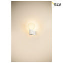 SLV wall luminaire VARYT round E14 IP44, white
