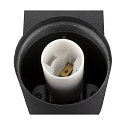 SLV V�glampe VARYT rund E14 IP44, sort