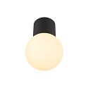 Loftlampe VARYT rund E14 IP44, sort