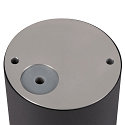 SLV Loftlampe VARYT rund E14 IP44, sort