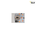 SLV Vg- og Loftlampe CYFT IP44, sort dmpbar