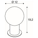 SLV Bordlampe VARYT E14 IP20, sort