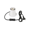 SLV Bordlampe VARYT E14 IP20, hvid