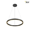 SLV pendant luminaire ONE CUBE IP20, black dimmable