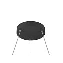 pendant luminaire ONE CUBE UP/DOWN IP20, black dimmable