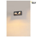 SLV wall luminaire LID I IP65, anthracite dimmable