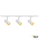 SLV 1-phase spot NOBLO SPOT round, set of 3 IP20, white dimmable