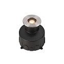 SLV floor recessed luminaire DASAR� S round, swivelling, passable, switchable IP67, stainless steel 