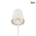 SLV battery table lamp VINOLINA TWO IP65, white dimmable