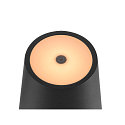 SLV Batteri bordlampe VINOLINA TWO IP65, sort d�mpbar