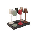 SLV Batteri bordlampe VINOLINA TWO IP65, r�d d�mpbar