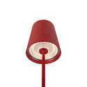 SLV Batteri bordlampe VINOLINA TWO IP65, r�d d�mpbar