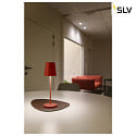 SLV battery table lamp VINOLINA TWO IP65, red dimmable