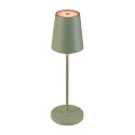 SLV Batteri bordlampe VINOLINA TWO IP65, lime gr�n d�mpbar