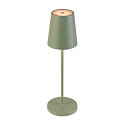 SLV Batteri bordlampe VINOLINA TWO IP65, lime gr�n d�mpbar
