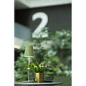 SLV battery table lamp VINOLINA TWO 3-CCT 3-fold, CCT Switch, with touch dimmer, conical, with charging station IP65