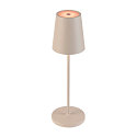 SLV Batteri bordlampe VINOLINA TWO IP65, sandy d�mpbar