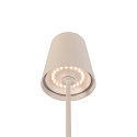 SLV Batteri bordlampe VINOLINA TWO IP65, sandy d�mpbar