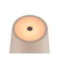 SLV Batteri bordlampe VINOLINA TWO IP65, sandy d�mpbar