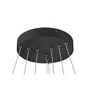 pendant luminaire ONE FLAT TRIPLE IP20, black dimmable