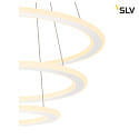 SLV pendant luminaire ONE FLAT TRIPLE IP20, white dimmable